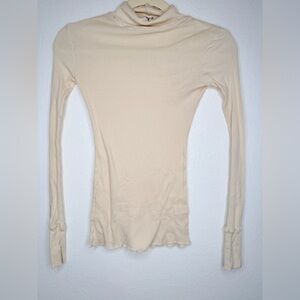 NWOT ✨ INDAH BODY X REVOLVE Lightweight Turtleneck Top Size 0|XS 100% Cotton